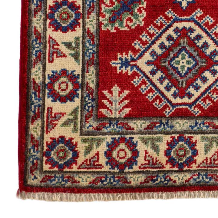 2' 1 x 3' Hand Knotted Kazak Rug