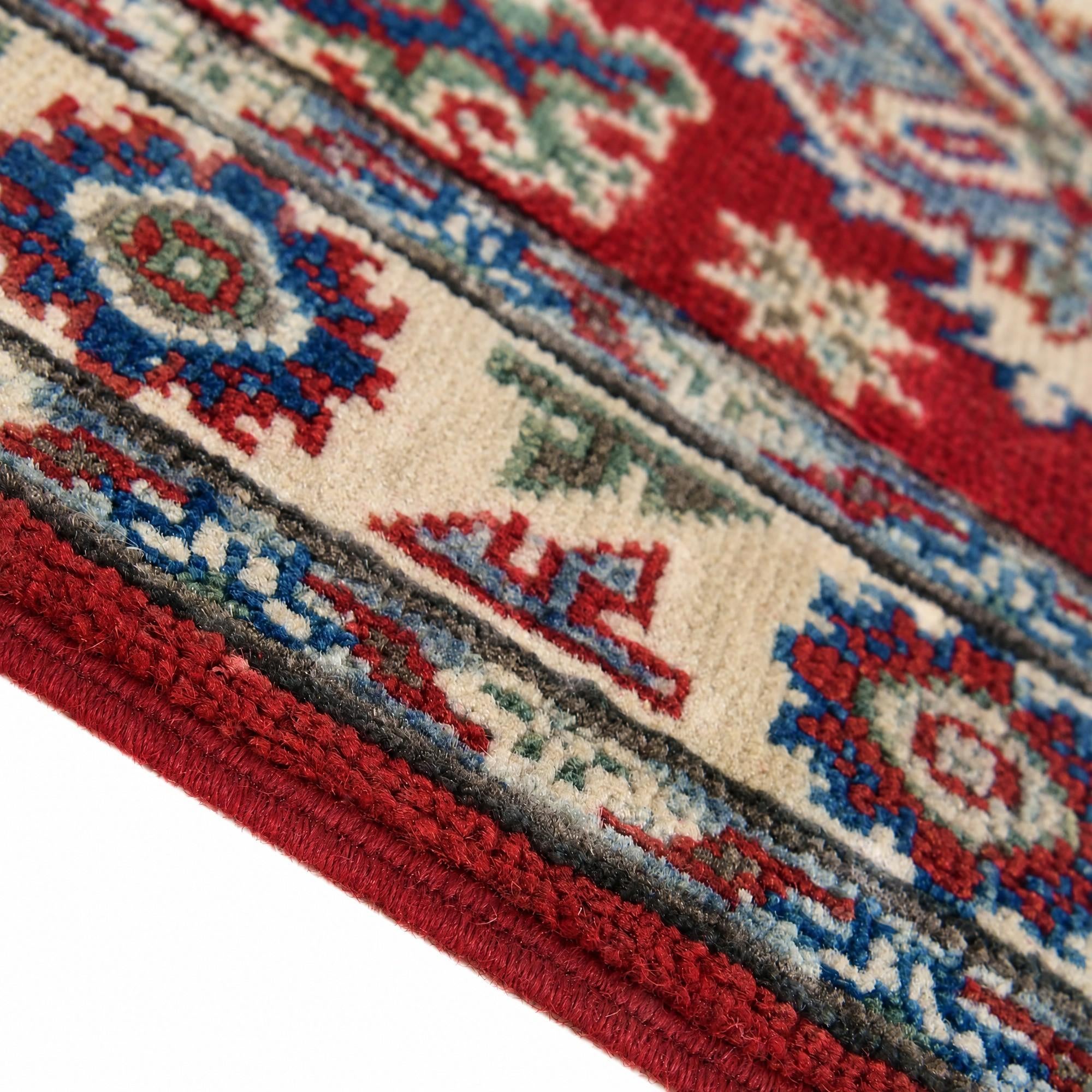 65cm x 90cm Hand Knotted Kazak Rug