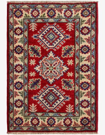 2' 1 x 3' Hand Knotted Kazak Rug