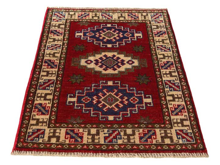 2' 1 x 2' 10 Hand Knotted Kazak Rug