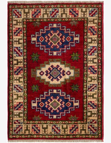 2' 1 x 2' 10 Hand Knotted Kazak Rug