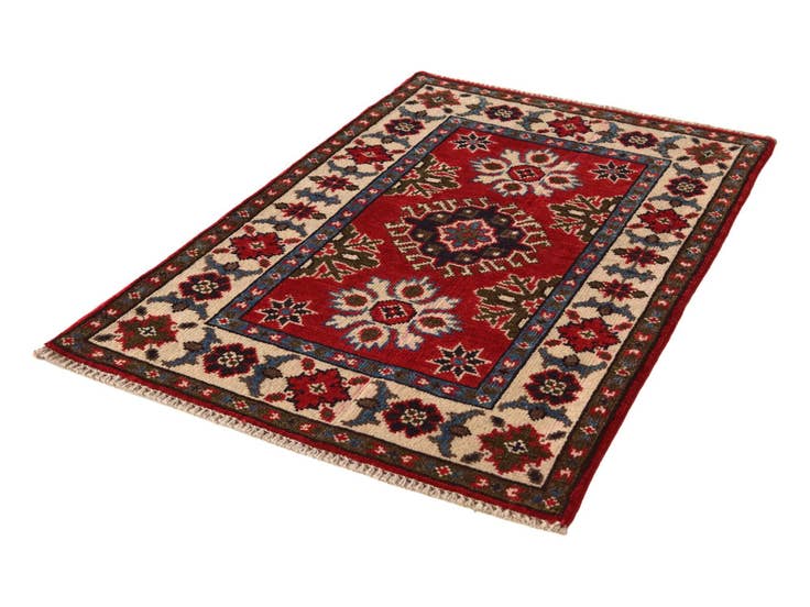 Detail image of 2' x 3' 1 Hand Knotted Kazak Rug