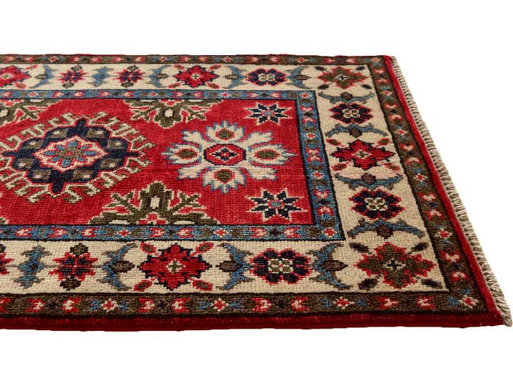 2' x 3' 1 Hand Knotted Kazak Rug