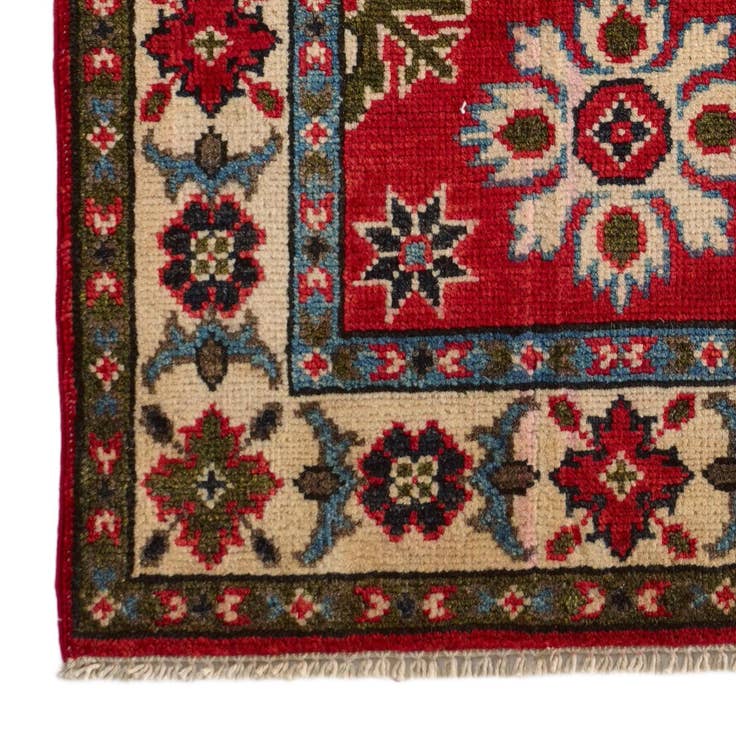 Detail image of 2' x 3' 1 Hand Knotted Kazak Rug