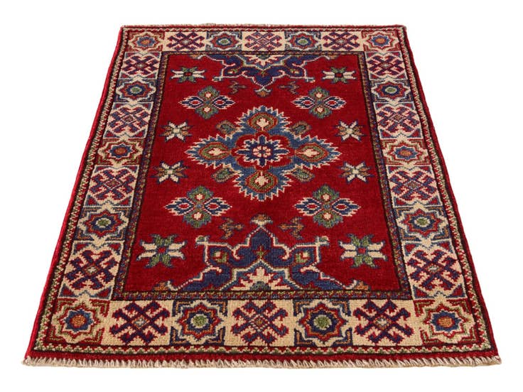 Detail image of 2' 2 x 3' 2 Hand Knotted Kazak Rug