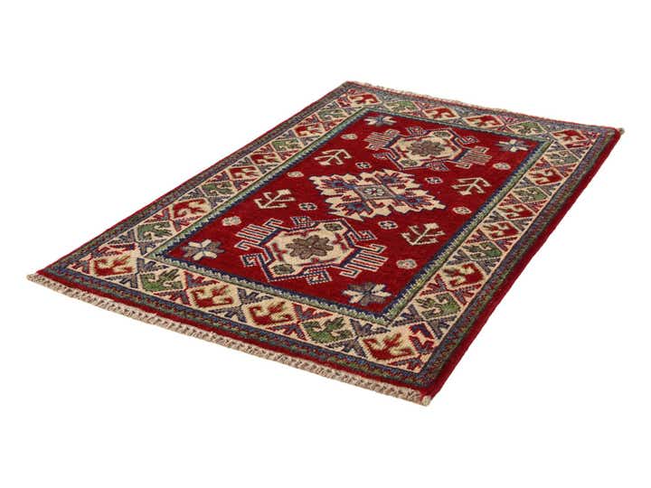 2' x 3' 1 Hand Knotted Kazak Rug