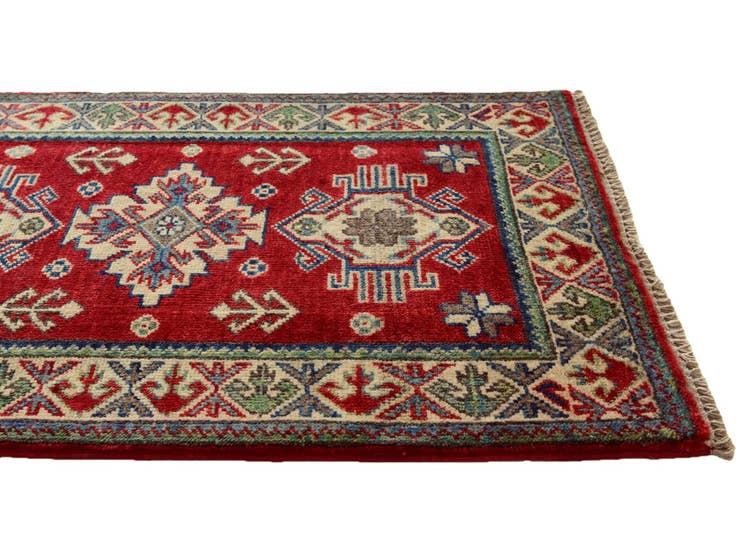 Detail image of 2' x 3' 1 Hand Knotted Kazak Rug