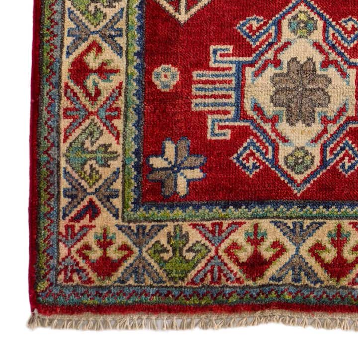 2' x 3' 1 Hand Knotted Kazak Rug
