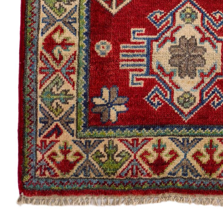 Detail image of 2' x 3' 1 Hand Knotted Kazak Rug