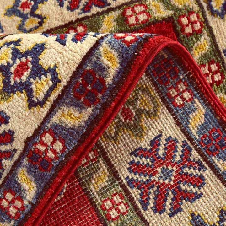 2' x 3' Hand Knotted Kazak Rug