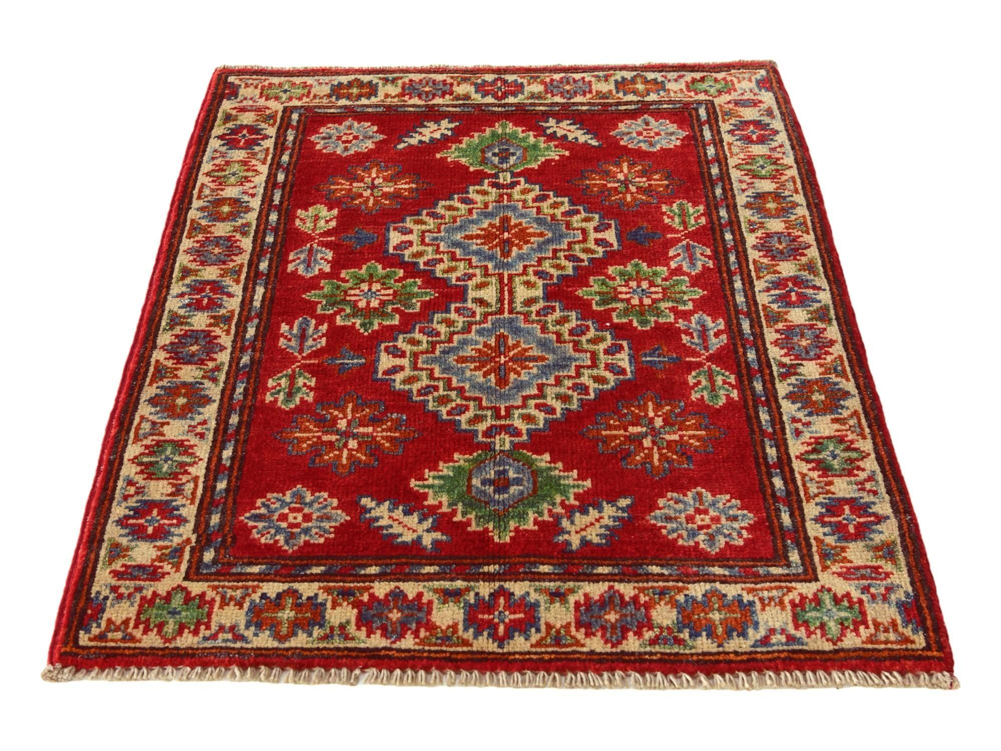 2' 1 x 2' 10 Hand Knotted Kazak Rug