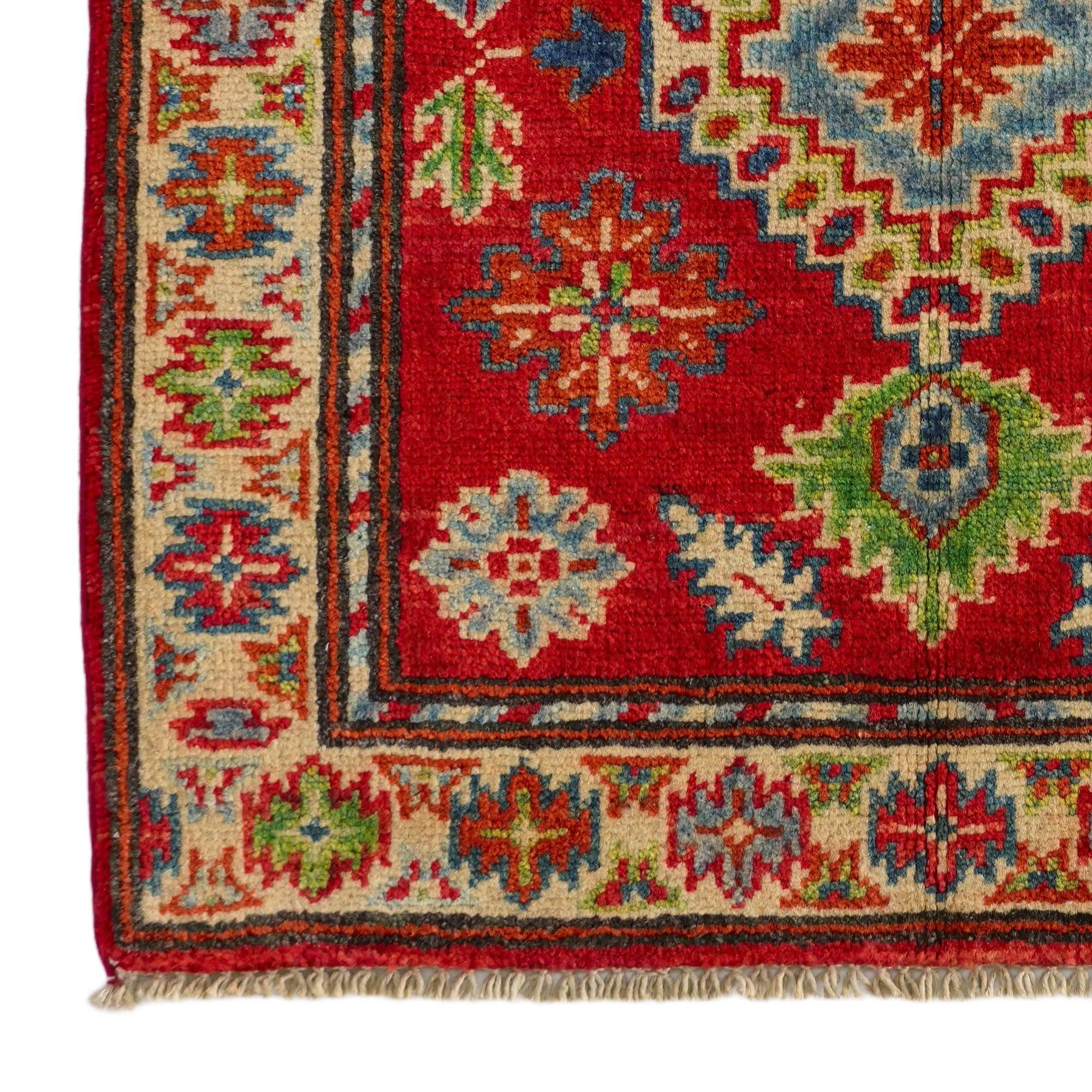 2' 1 x 2' 10 Hand Knotted Kazak Rug