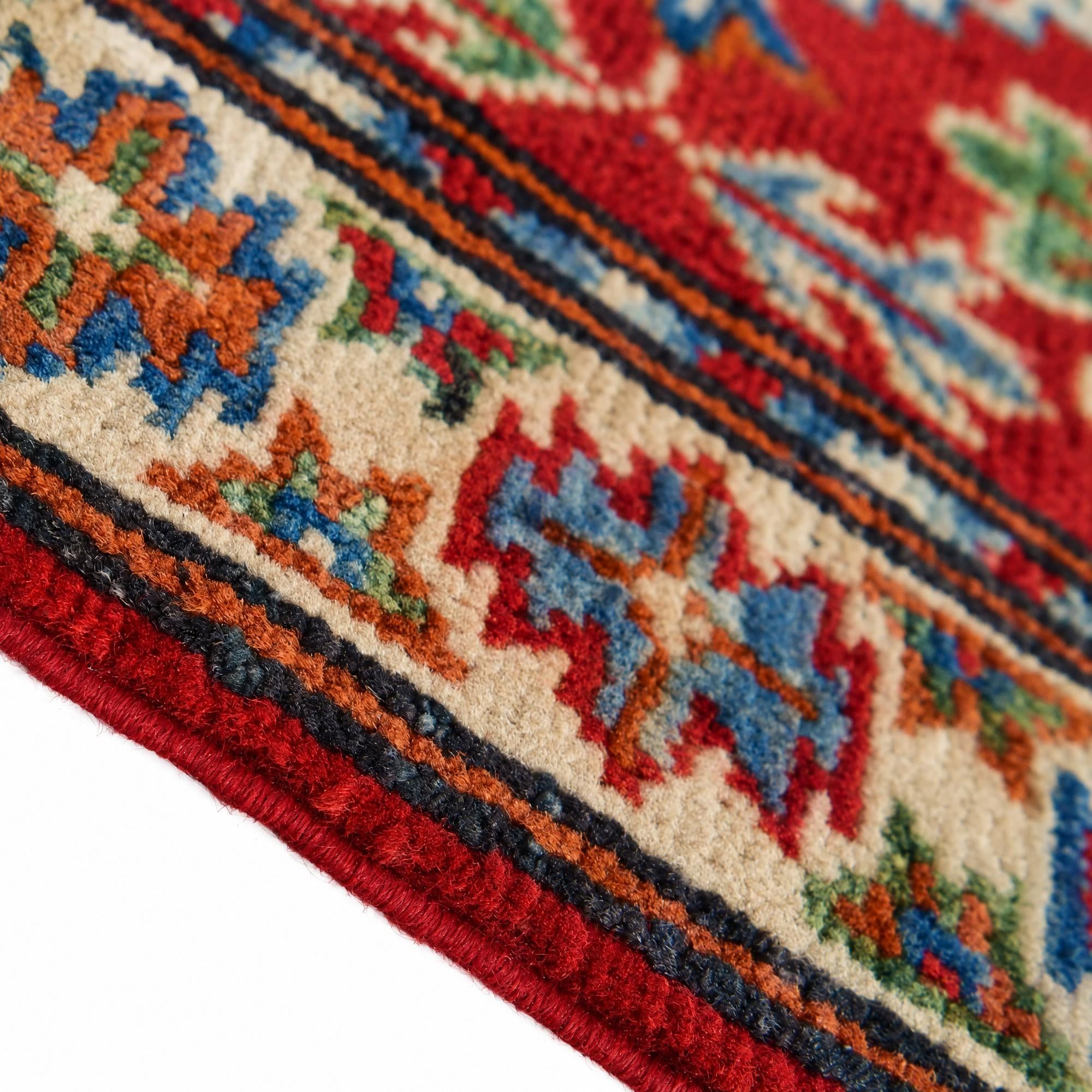 65cm x 85cm Hand Knotted Kazak Rug