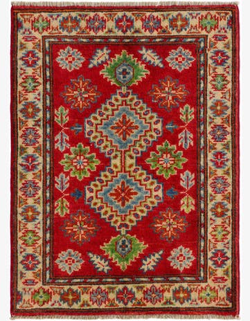 2' 1 x 2' 10 Hand Knotted Kazak Rug