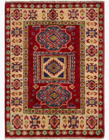 2' 1 x 2' 10 Hand Knotted Kazak Rug