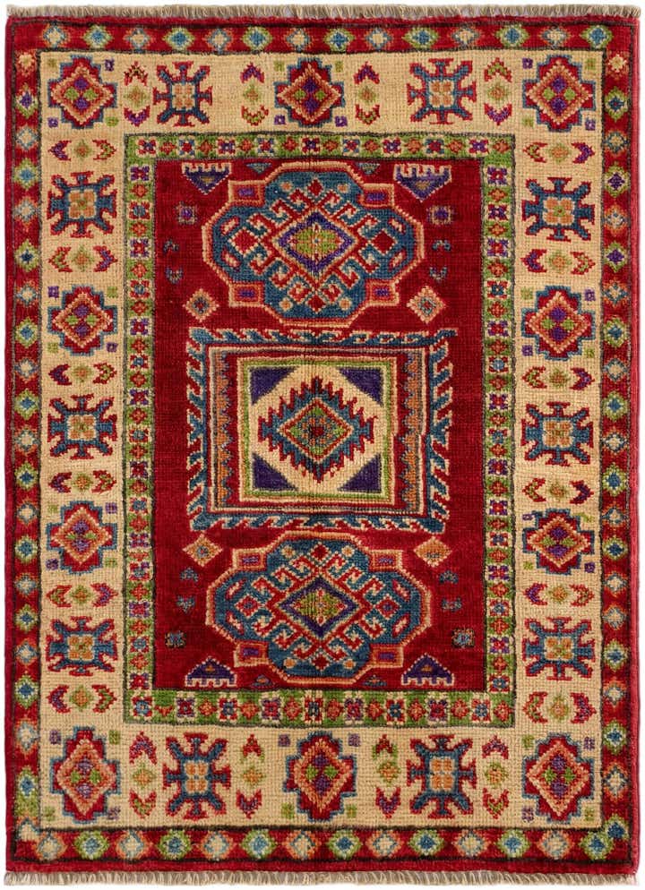 2' 1 x 2' 10 Hand Knotted Kazak Rug