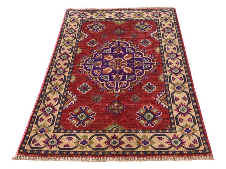 2' x 3' 2 Hand Knotted Kazak Rug