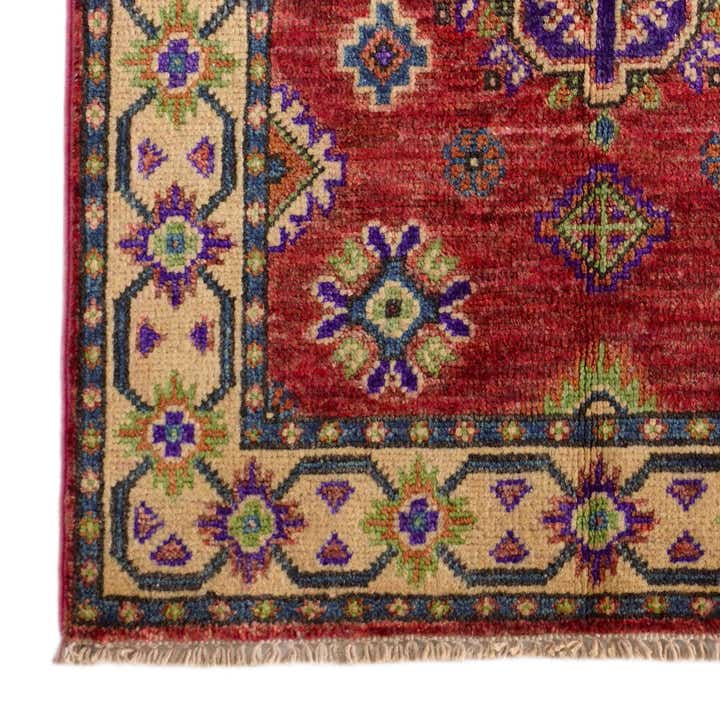 2' x 3' 2 Hand Knotted Kazak Rug