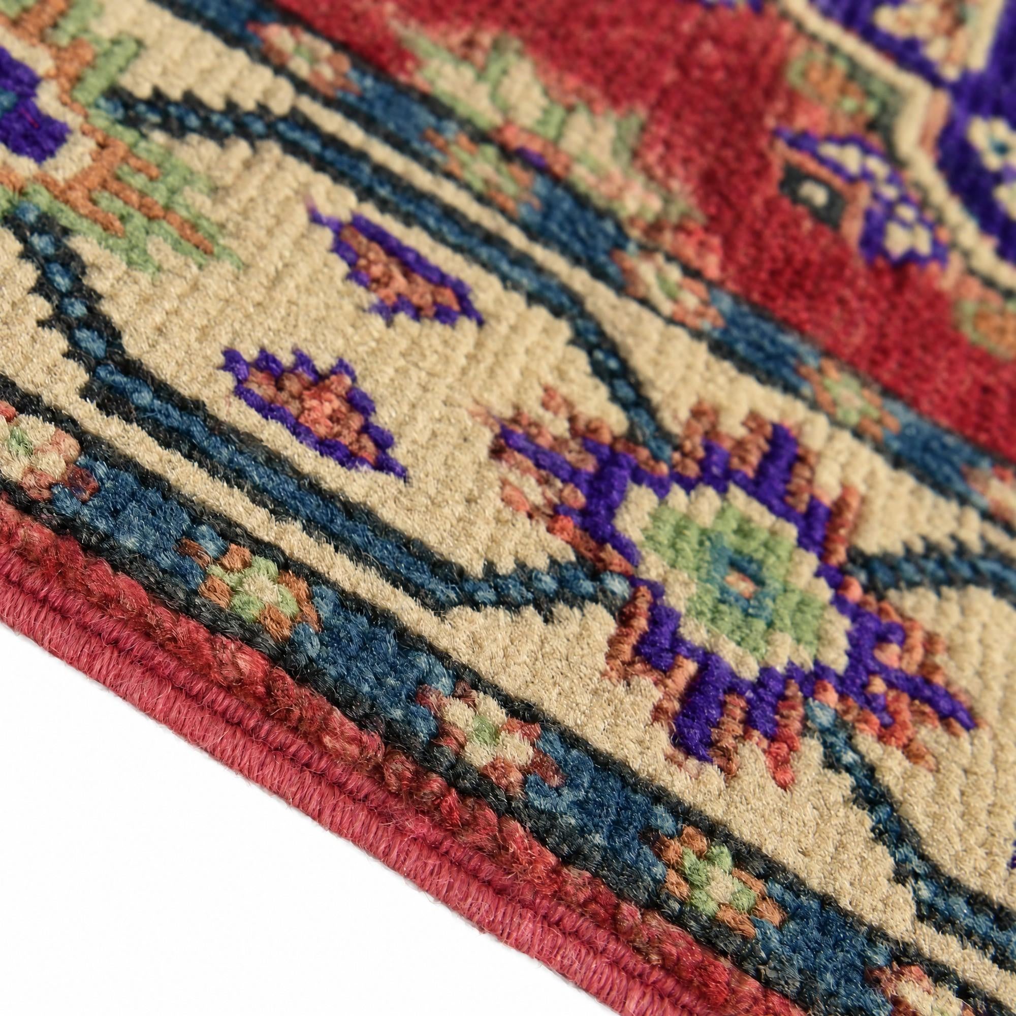 Detail image 8 of 12: 2' x 3' 2 Hand Knotted Kazak Rug