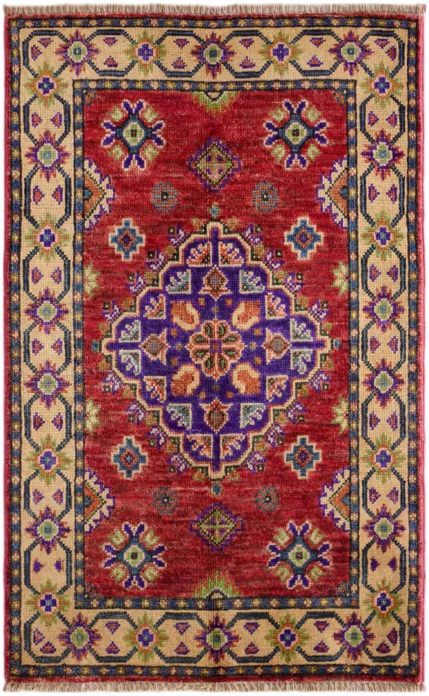 2' x 3' 2 Hand Knotted Kazak Rug