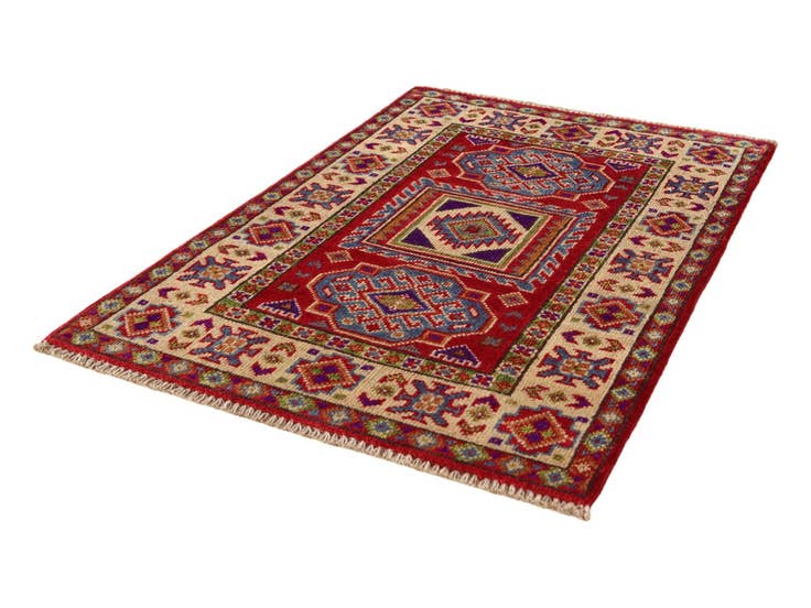 Detail image of 2' x 2' 11 Hand Knotted Kazak Rug