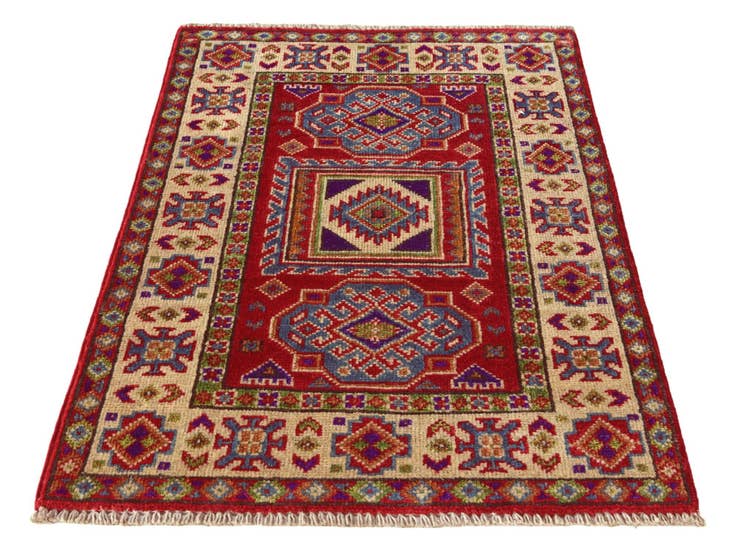 Detail image of 2' x 2' 11 Hand Knotted Kazak Rug