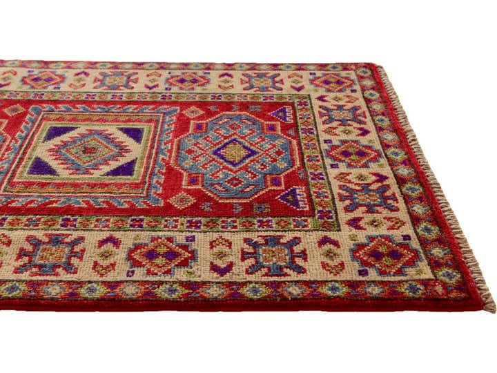 2' x 2' 11 Hand Knotted Kazak Rug