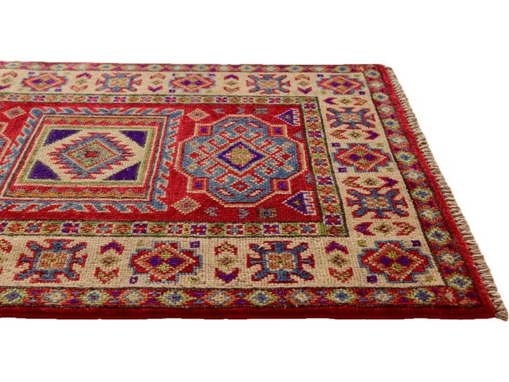 Detail image of 2' x 2' 11 Hand Knotted Kazak Rug