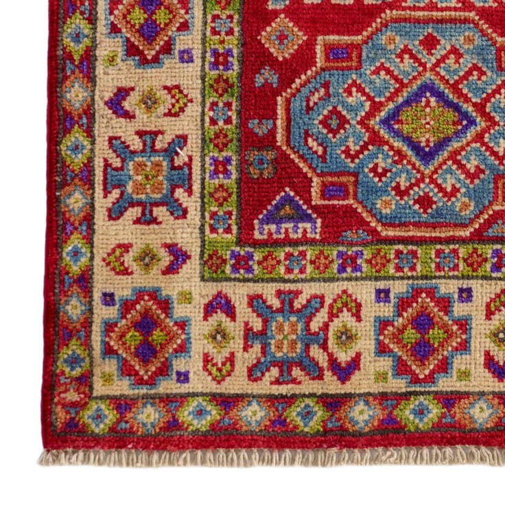 Detail image of 2' x 2' 11 Hand Knotted Kazak Rug