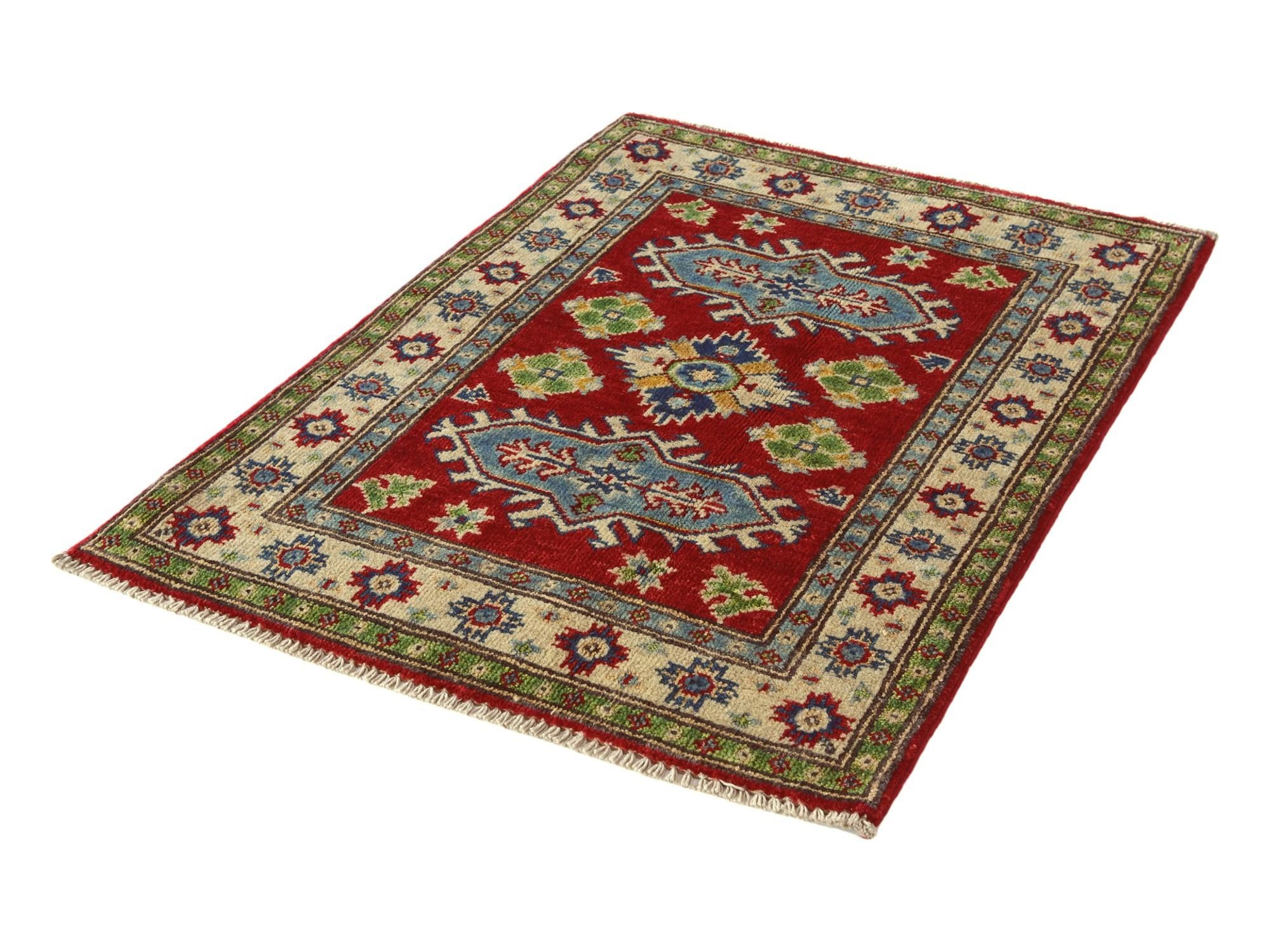 2' 1 x 2' 10 Hand Knotted Kazak Rug