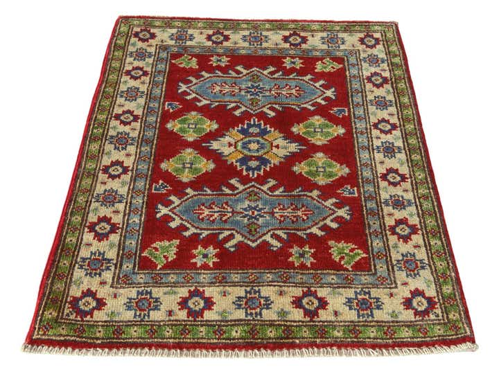 2' 1 x 2' 10 Hand Knotted Kazak Rug