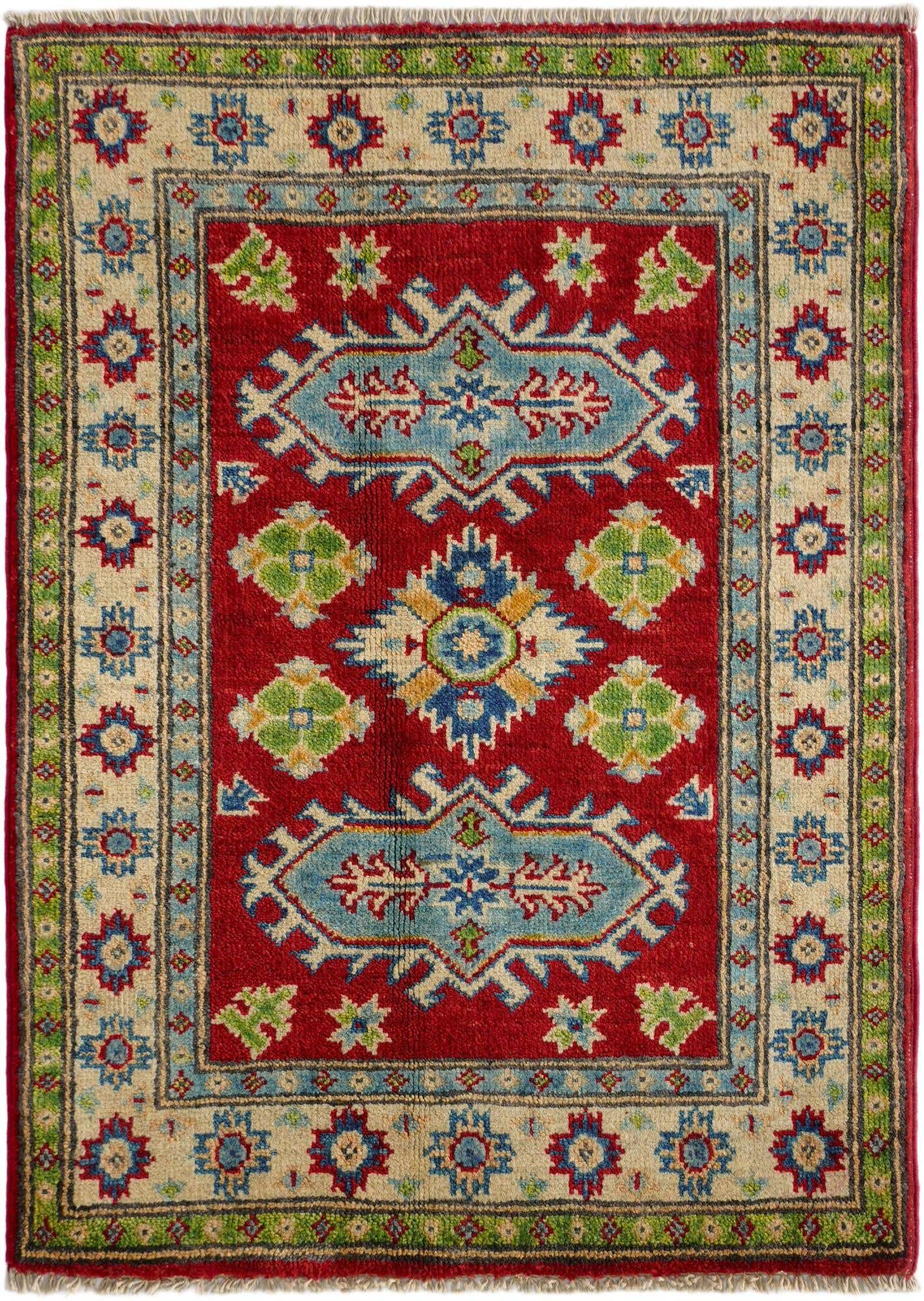 2' 1 x 2' 10 Hand Knotted Kazak Rug