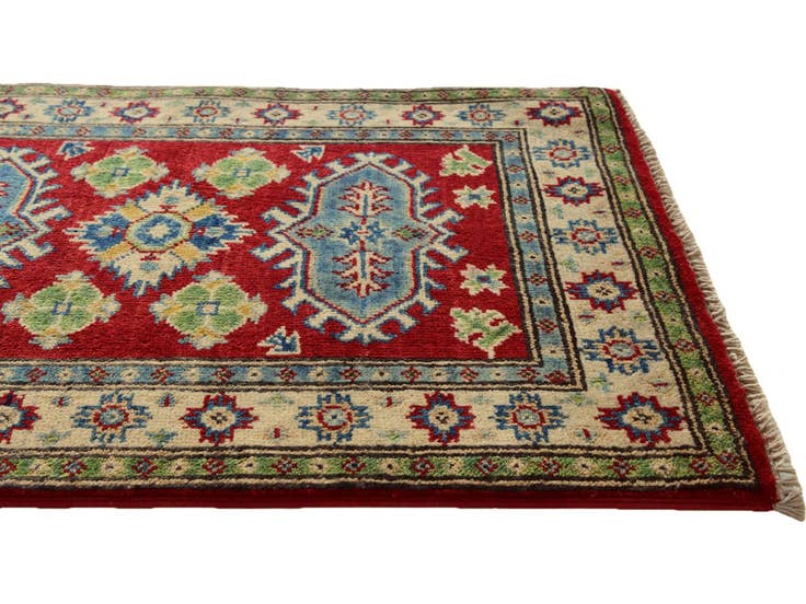 Detail image of 2' 1 x 2' 10 Hand Knotted Kazak Rug