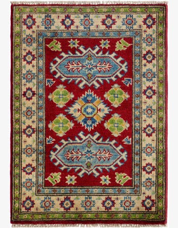 2' 1 x 2' 10 Hand Knotted Kazak Rug