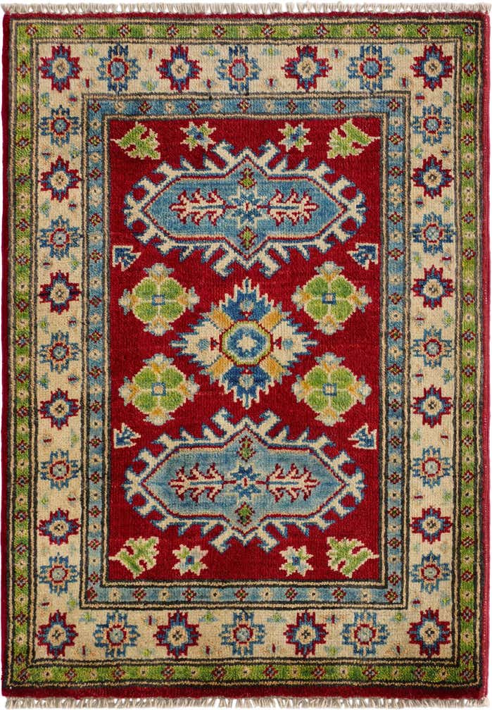 2' 1 x 2' 10 Hand Knotted Kazak Rug