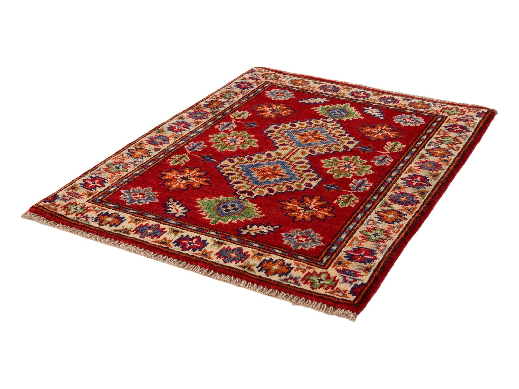 2' 3 x 3' Hand Knotted Kazak Rug