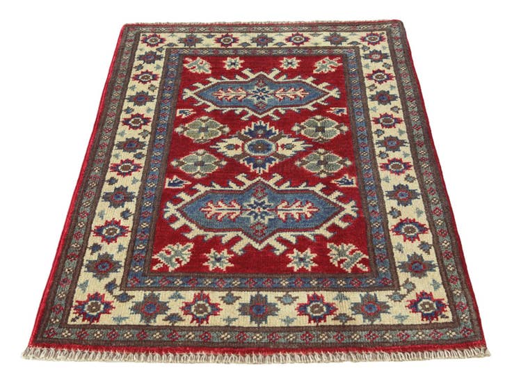 Detail image of 2' x 3' Hand Knotted Kazak Rug