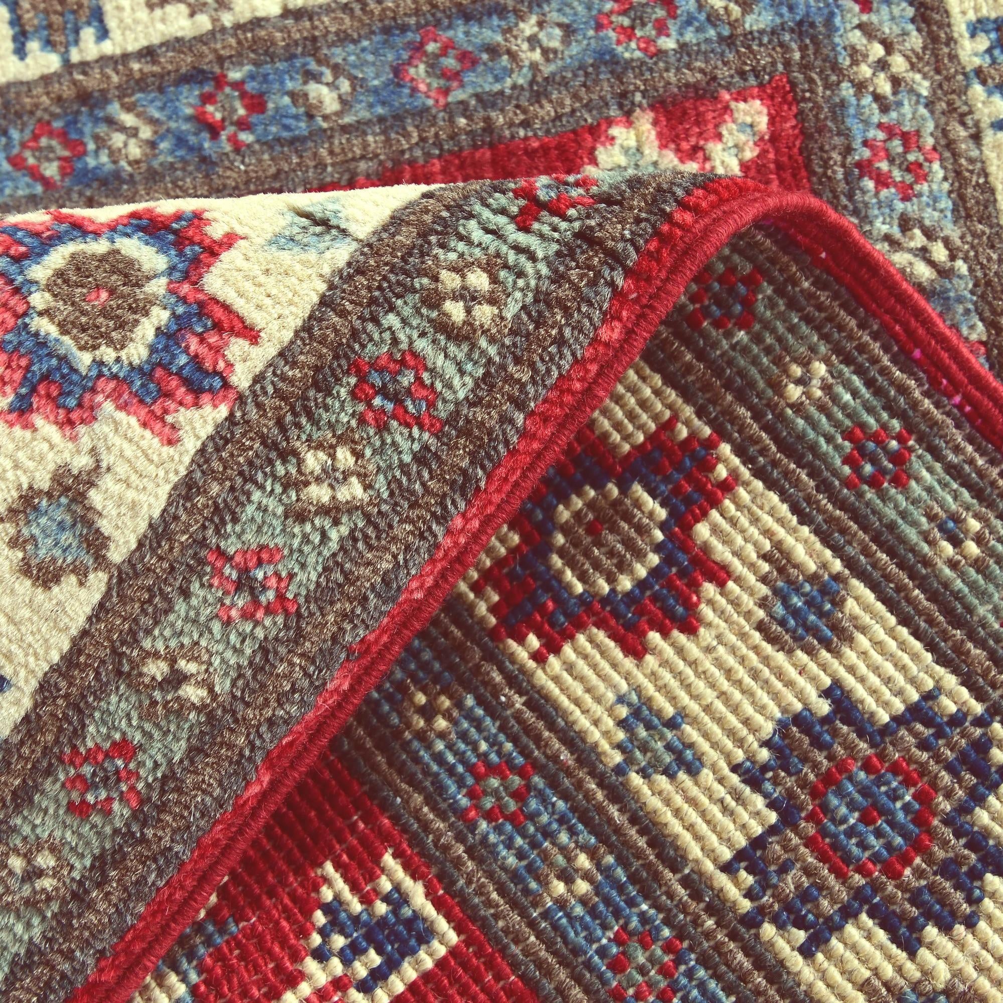 2' x 3' Hand Knotted Kazak Rug