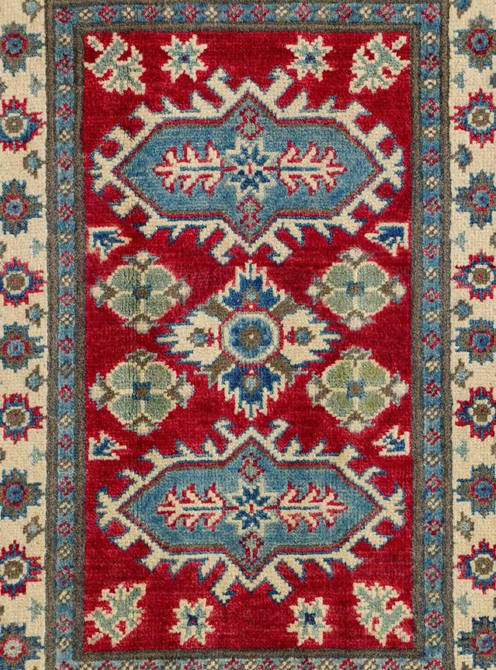 2' x 3' Hand Knotted Kazak Rug
