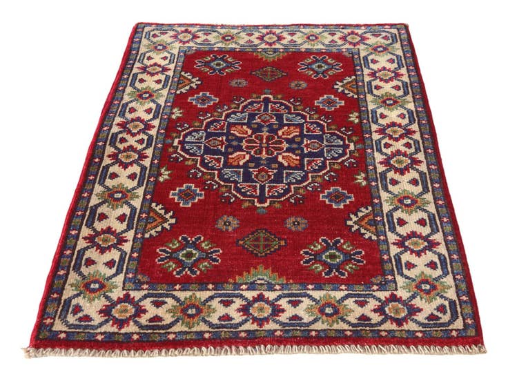 Detail image of 2' x 3' 1 Hand Knotted Kazak Rug