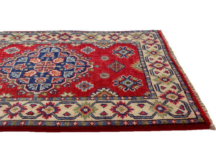 2' x 3' 1 Hand Knotted Kazak Rug