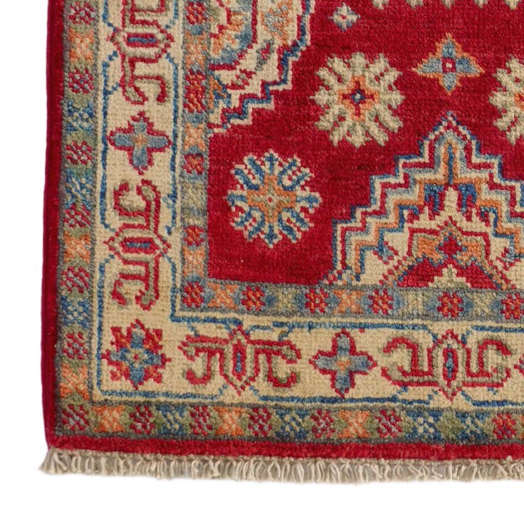 Detail image of 1' 11 x 3' Hand Knotted Kazak Rug