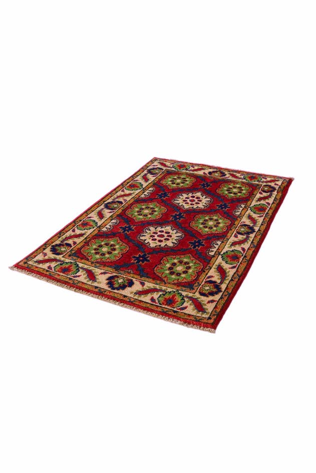 Detail image of 2' x 3' 2 Hand Knotted Kazak Rug