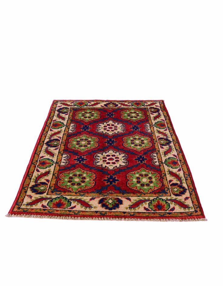 Detail image of 2' x 3' 2 Hand Knotted Kazak Rug