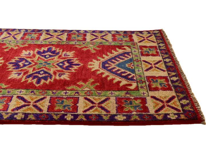 2' x 3' Hand Knotted Kazak Rug