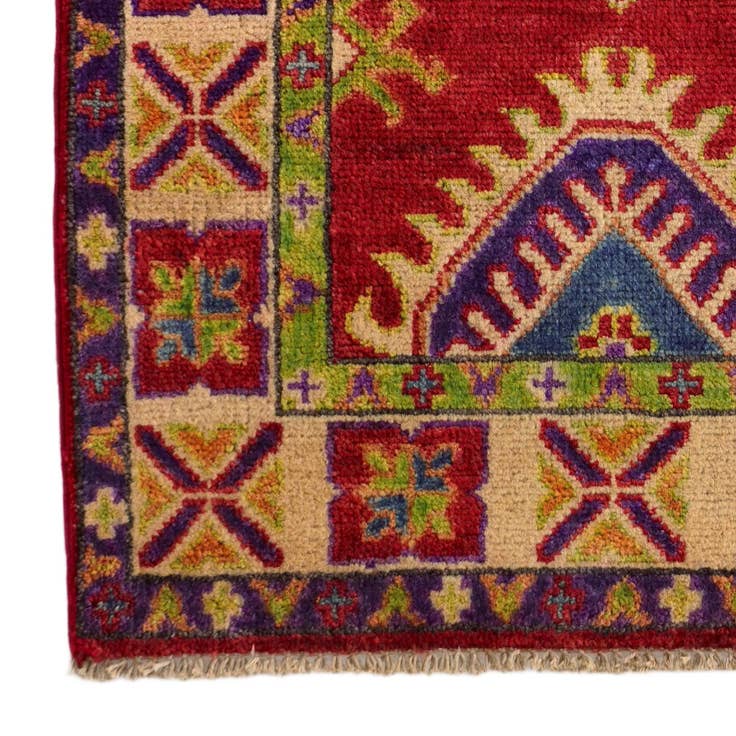 Detail image of 2' x 3' Hand Knotted Kazak Rug