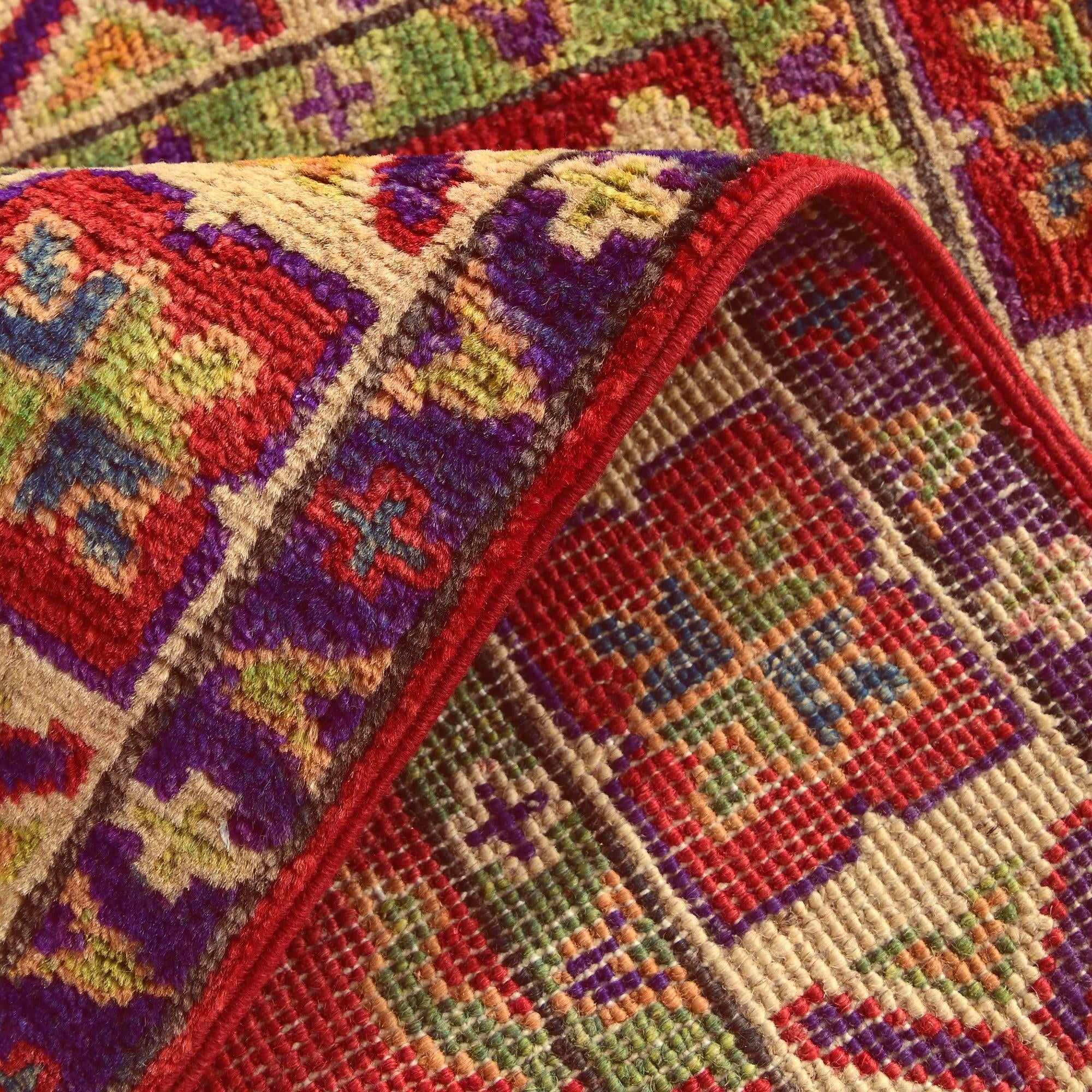 2' x 3' Hand Knotted Kazak Rug