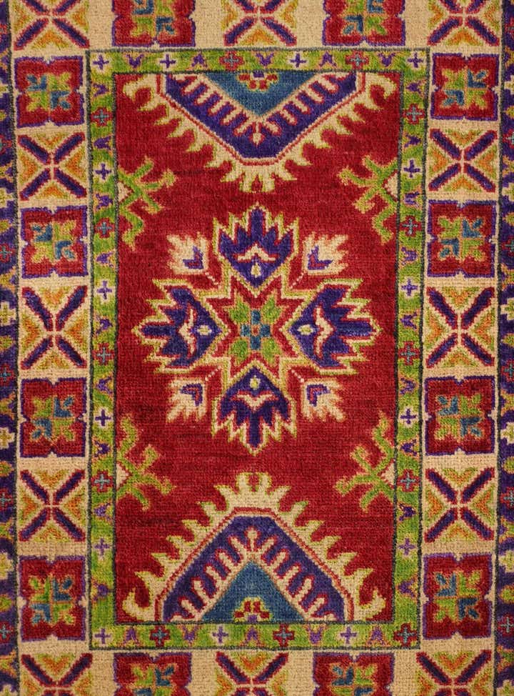 2' x 3' Hand Knotted Kazak Rug