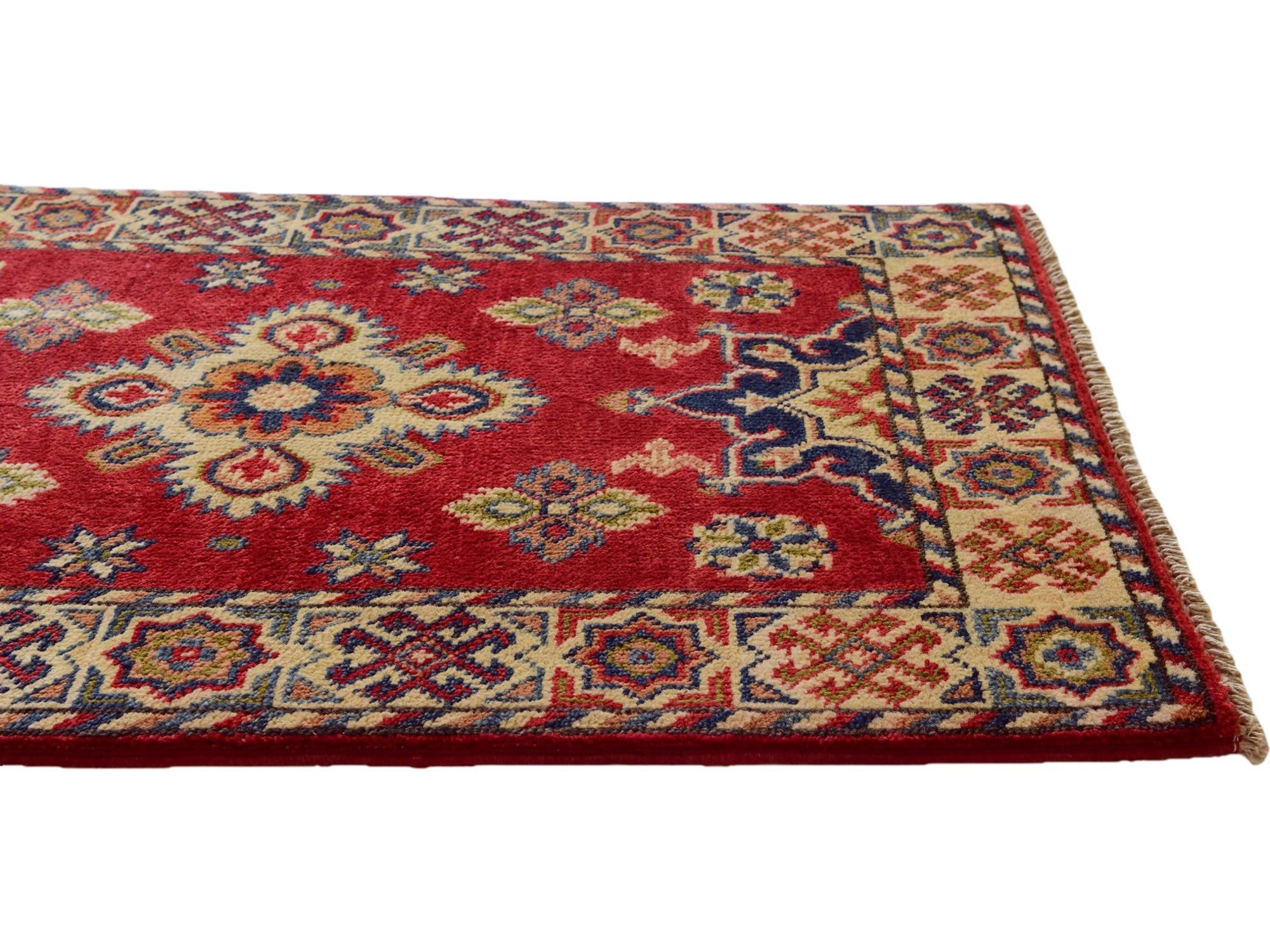 2' x 2' 11 Hand Knotted Kazak Rug