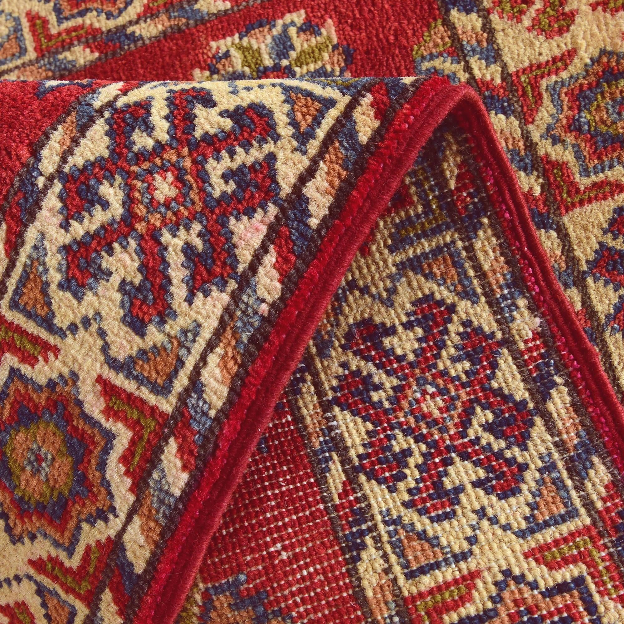 2' x 2' 11 Hand Knotted Kazak Rug